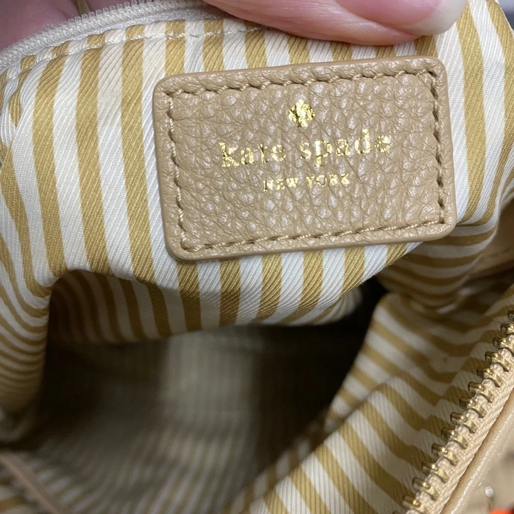 Kate Spade Leather tan bag